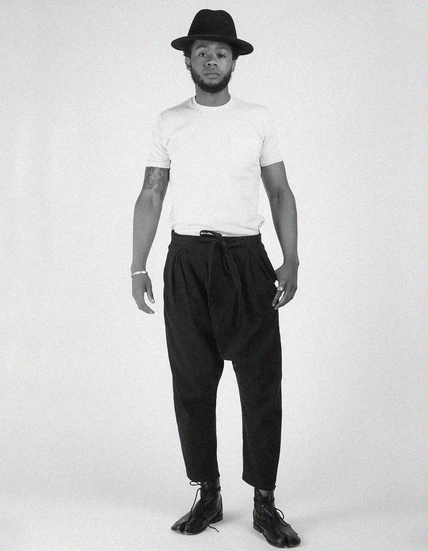 MOMOHIKI - SASHIKO - BLACK | Prospective Flow | Japanese Fashion